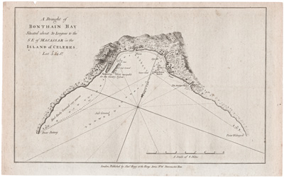 A Draught of Bonthain Bay Situated about 30 Leagues to the SE of Macassar in the Island of Celebes